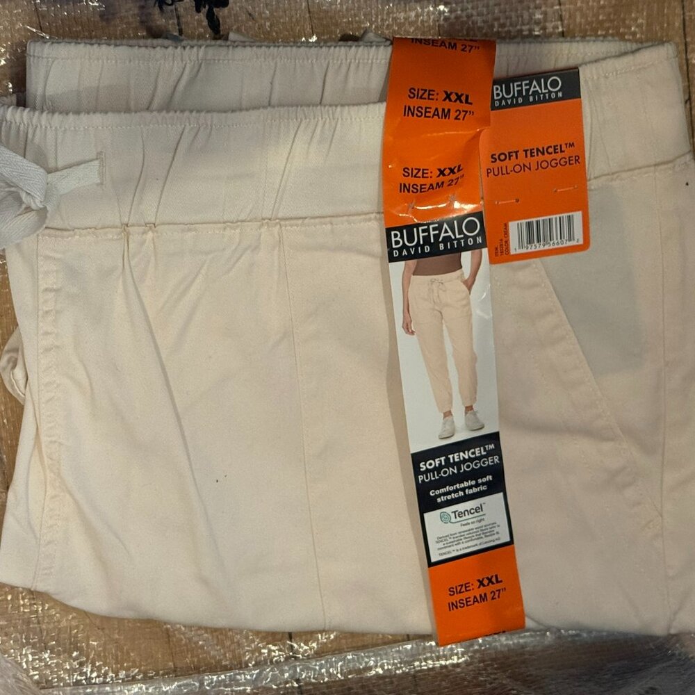 Buffalo David Bitton Soft Tencel Pull-On Joggers – XXL – NEW
